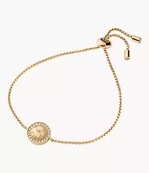 Michael Kors Fashion Gold-Tone Stainless Steel Chain Bracelet