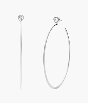 Michael Kors Fashion Stainless Steel Hoop Earring