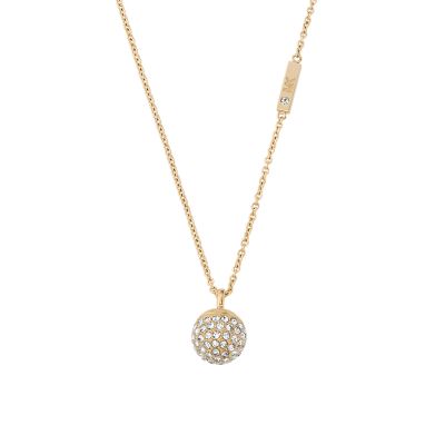 Michael kors disc clearance pendant