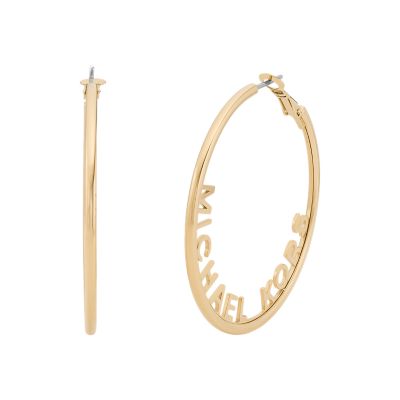 Fashion Gold Color Small Hoop Earrings Stainless Steel Circle