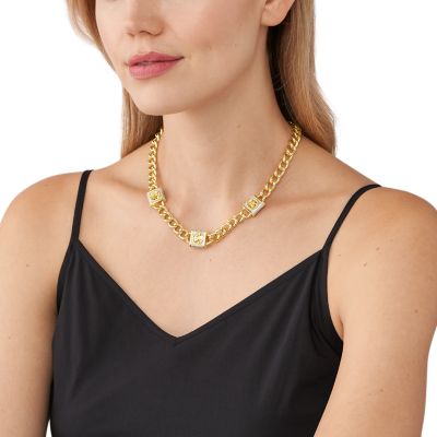 Michael kors shop pave necklace