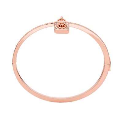 Michael kors rose gold padlock bracelet new arrivals