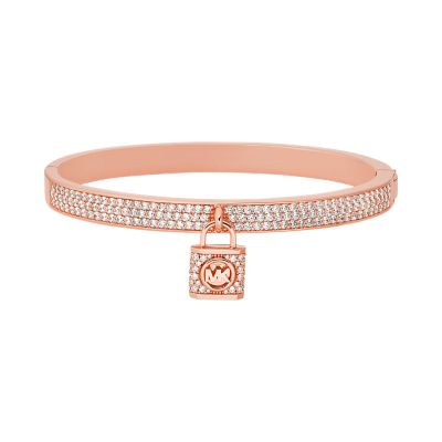 Michael kors rose on sale gold plated bracelet