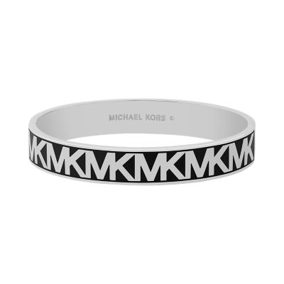 Michael kors silver bangle hot sale bracelet