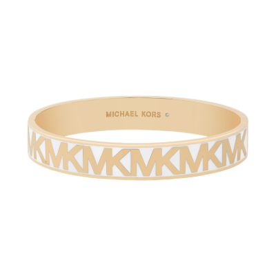Michael Kors Women's Mk Fashion Gold-Tone Brass Bangle Bracelet - Gold