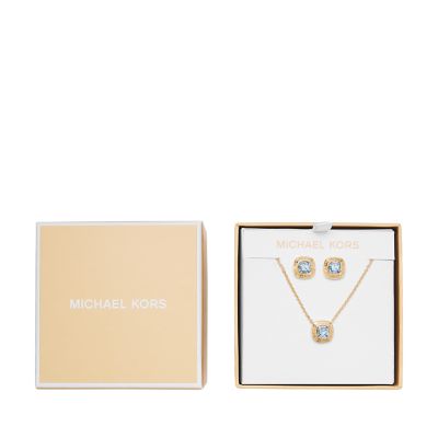 Michael kors store earrings and necklace