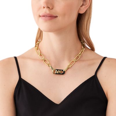 Michael kors chain best sale necklace