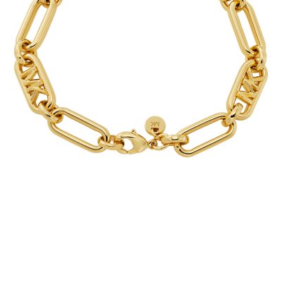 Michael kors gold store chain link bracelet