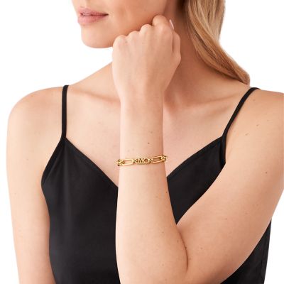 Michael kors gold chain link clearance bracelet