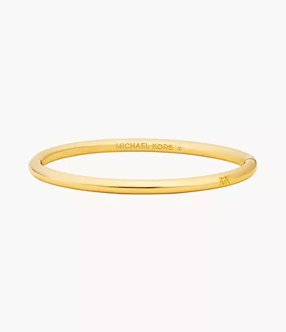Michael Kors 14K Gold-Plated Brass Bracelet and Earrings Set Michael Kors 14K Gold-Plated Brass Bracelet and Earrings Set