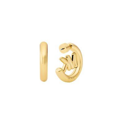 MICHAEL KORS ゴールド ロゴチャーム ピアス MKロゴ MICHAEL KORS マイケルコース ピアス レディース MKC1247AN710