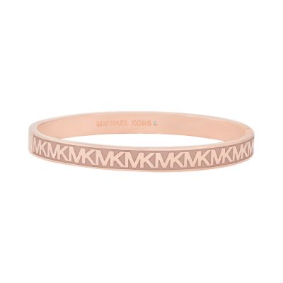 Michael Kors Women's Mk Fashion Rose Gold-Tone Brass Bangle Bracelet - Rose Gold