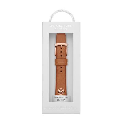 Michael kors leather hot sale watch strap