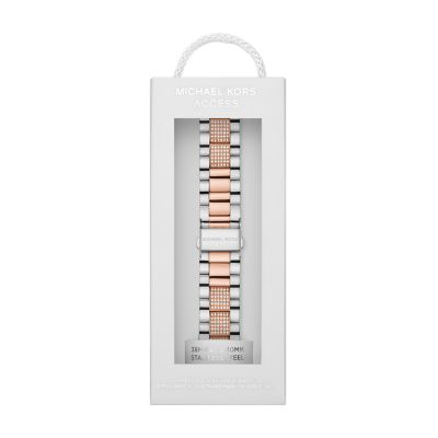 Michael Kors Two-Tone Stainless Steel 38/40mm Apple Watch® Bracelet Band -  MKS8005 - Watch Station