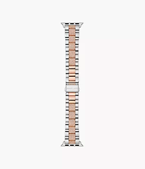 Michael Kors Band Apple Watch® 38 mm 40 mm Edelstahl zweifarbig