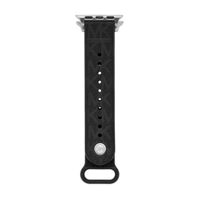 Michael Kors Black Rubber 38mm/40mm/41mm Band for Apple Watch® - MKS8009 -  Watch Station