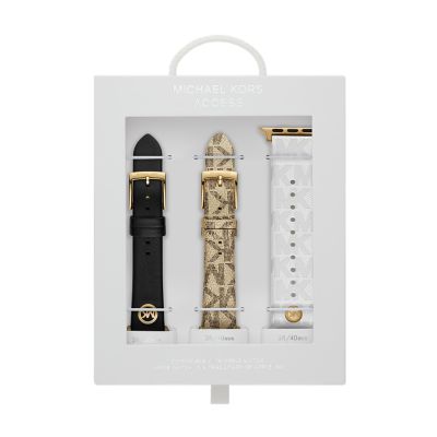 Michael kors on sale leather strap