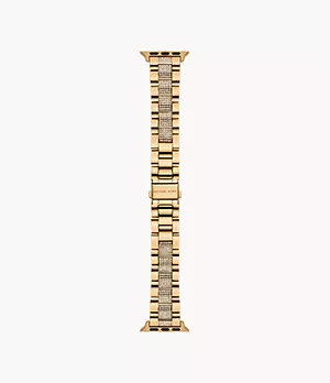 Michael Kors Band Apple Watch® 38 mm 40 mm 41 mm Panzerkette Edelstahl goldfarben