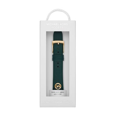 Michael Kors Green Leather Band for Apple Watch®, 38/40/41mm - MKS8044 -  Watch Station