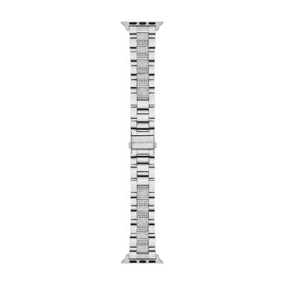 Michael Kors Women's Stainless Steel Band For Apple Watch®, 38/40/41Mm - Silver