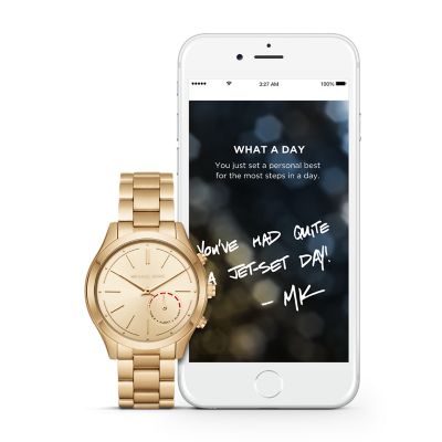 michael kors hybrid smartwatch gold