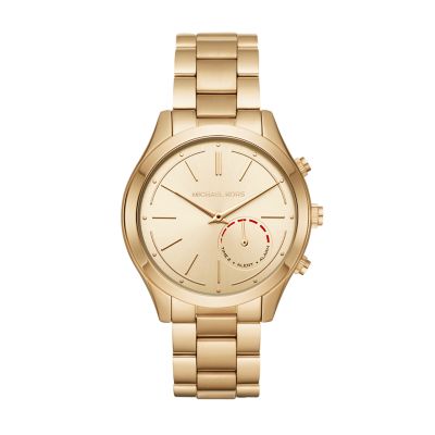 michael kors runway smartwatch gold
