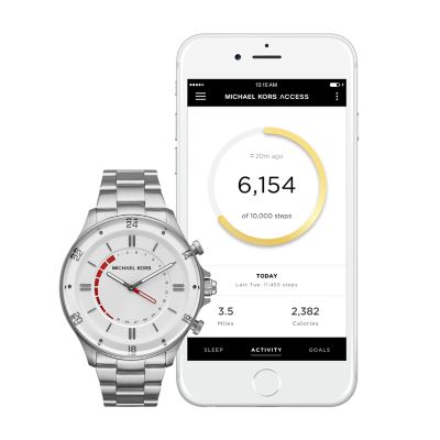 michael kors reid hybrid smartwatch