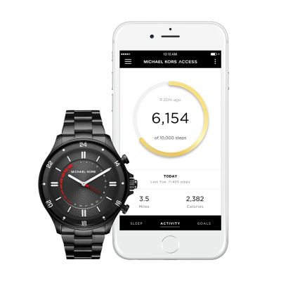 michael kors reid hybrid smartwatch