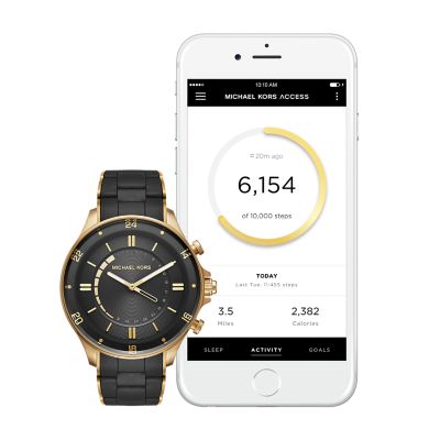 michael kors reid hybrid smartwatch