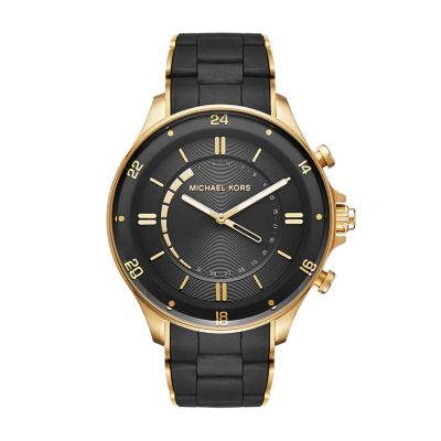 michael kors reid hybrid bracelet watch