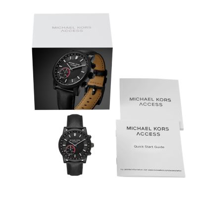 Michael Kors Acess Men's Scout Black Ip 