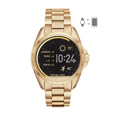 Michael Kors Bradshaw Gold-Tone Smartwatch