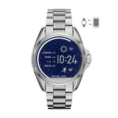 michael kors stainless steel smartwatch