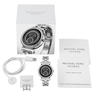 michael kors smartwatch stainless steel