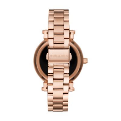 michael kors sofie rose gold smartwatch