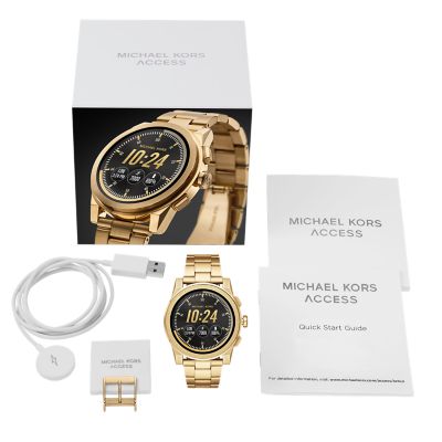 michael kors grayson smartwatch gold