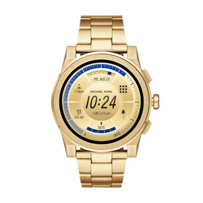 michael kors grayson smartwatch gold