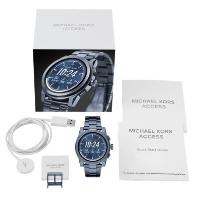 michael kors access blue