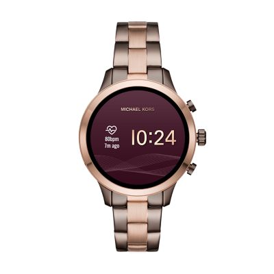 michael kors access runway gen 4 display smartwatch mkt5048
