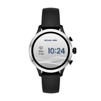 michael kors runway black smartwatch