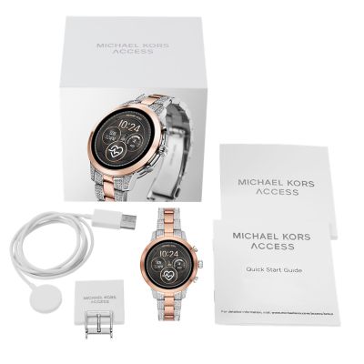michael kors access runway gen 4 display smartwatch mkt5056