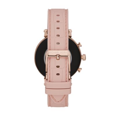 michael kors runway smartwatch pink