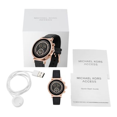 michael kors smartwatch heart rate monitor