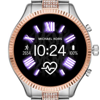 mk purple smartwatch