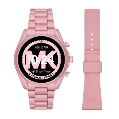 michael kors smartwatch pink