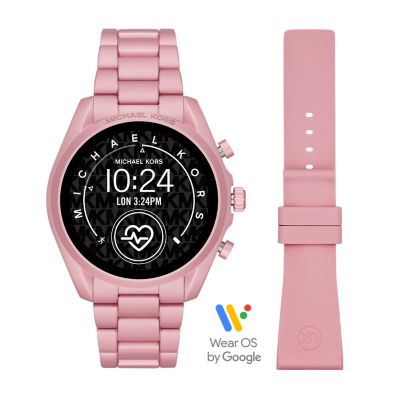 michael kors bradshaw silicone watch