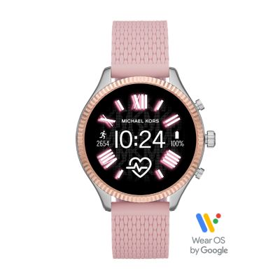 michael kors smart watch pink