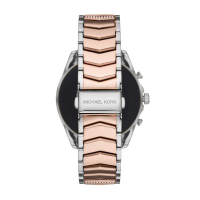 michael kors smartwatch strap bradshaw two tone