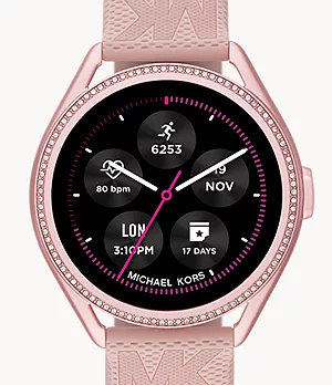 Michael Kors Gen 5E MKGO Smartwatch - Blush Rubber