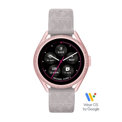 Michael Kors Gen 5E MKGO Smartwatch - Grey Rubber - MKT5117 - Watch Station